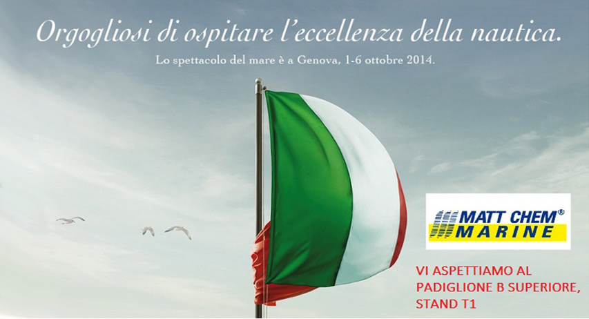 Matt Chem marine (Bio Bright sas sar� presente al Genoa Boat Show
